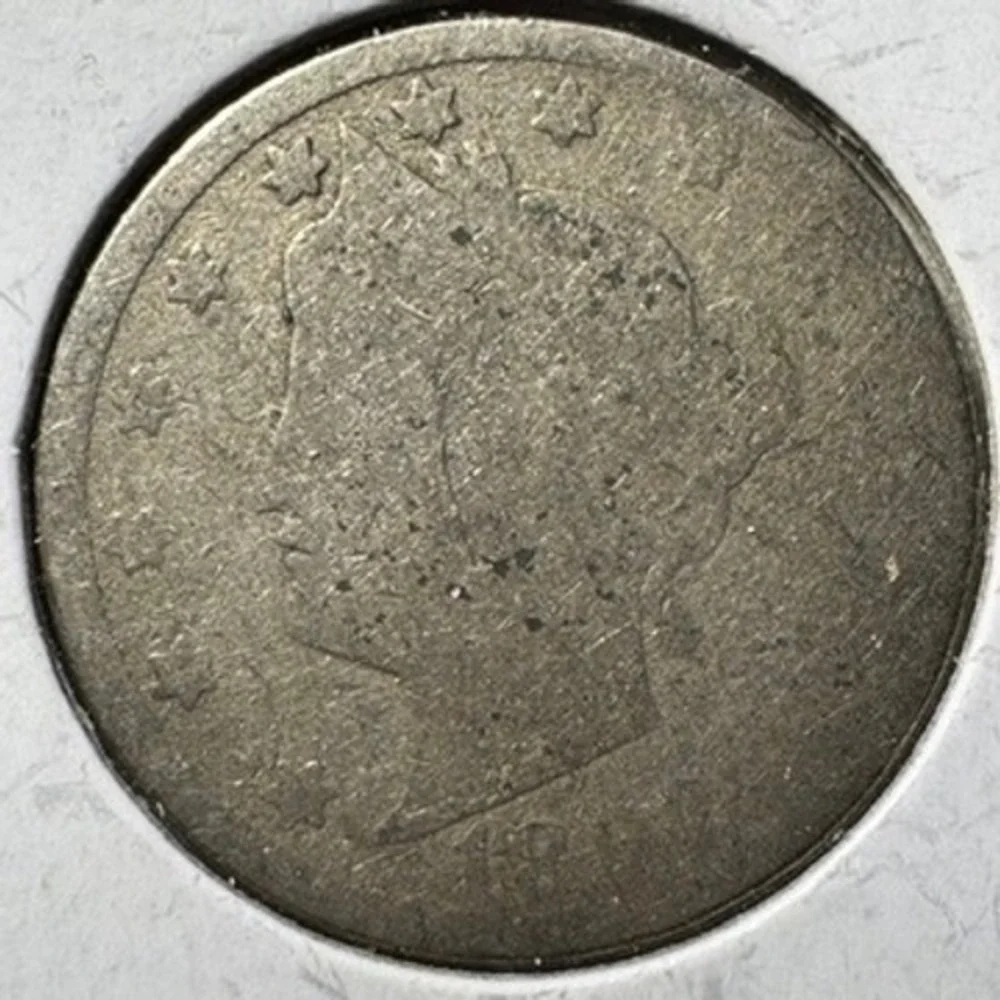 1898 Liberty Head V‎ Nickel 5 Cent Coin Collectible US Coin